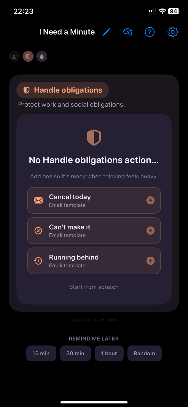 Handle Obligations lane screenshot